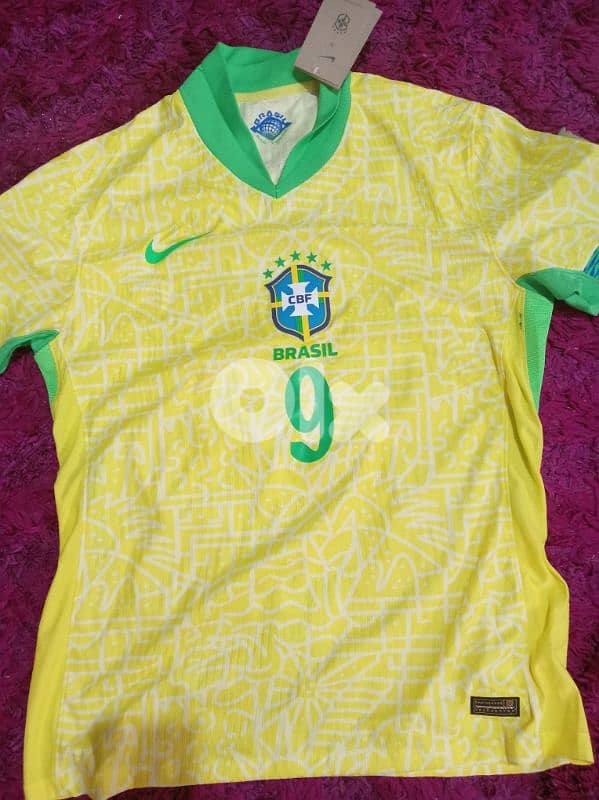 Brazil 2024 Copa America  football shirt player version 0