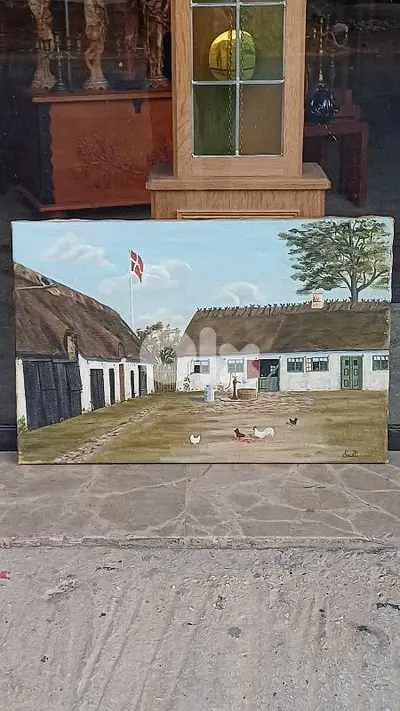 لوحة رسم زيتي اوروبية