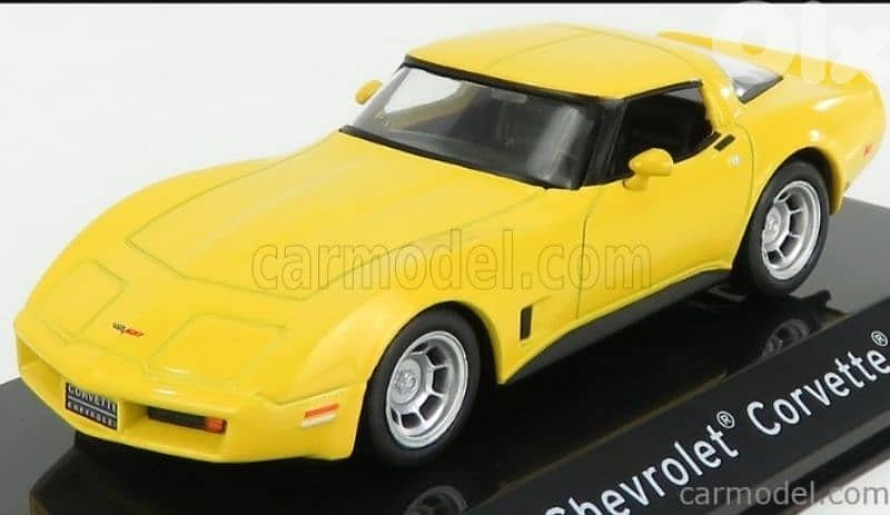 Chevrolet Corvette 1980 diecast car model 1;43 0