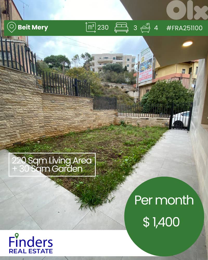 Apartment for rent in Beit Mery!  Apartment for rent in Beit Mery! 0