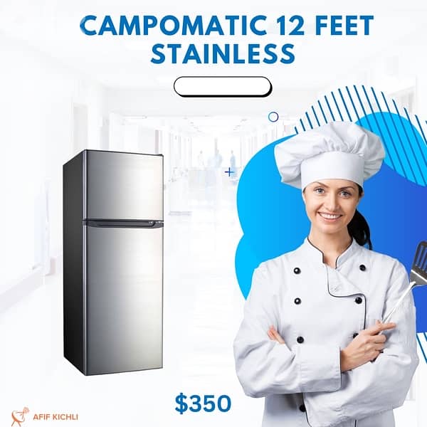 Campomatic Hyundai 12 Feet White/Stainless 0