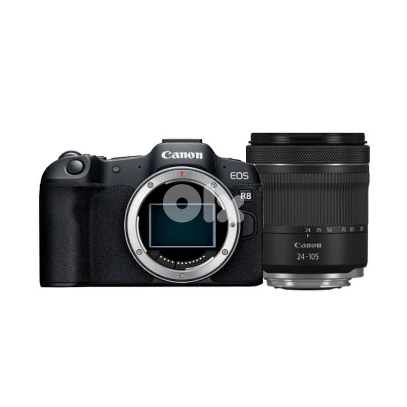 Canon EOS R8 Mirrorless Camera with RF 24-105mm f/4-7.1 IS STM Lens 0