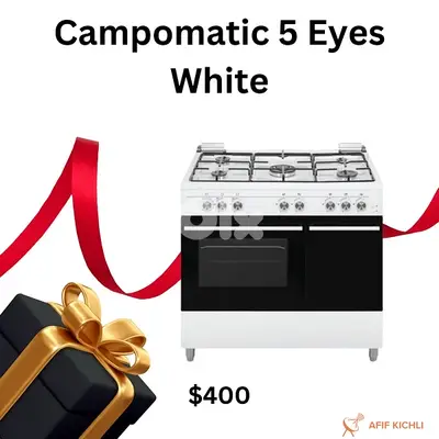 Gas Cookers 4-5 Eyes كفالة شركة