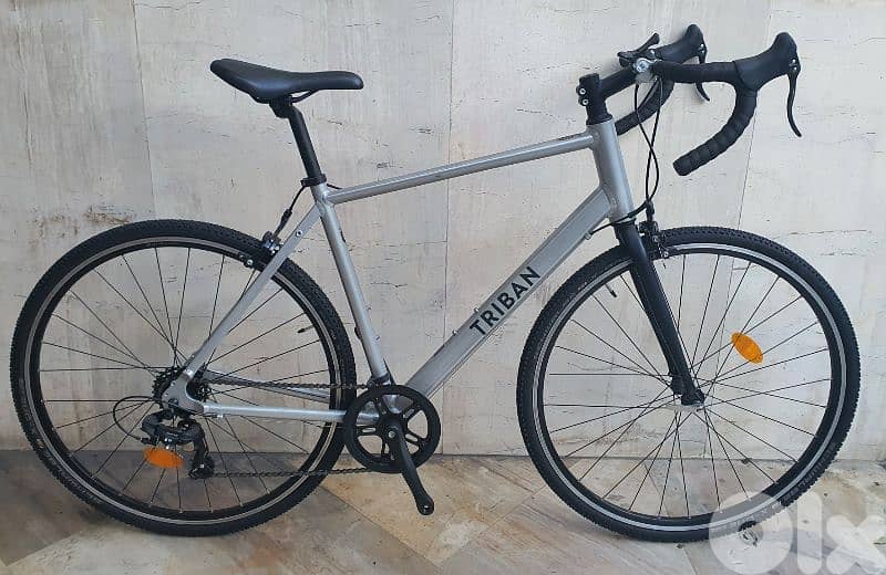 Triban Road bike size L 7 speed Aluminium bike 0