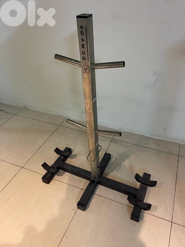 Stand for weight and ace like new domyos 2