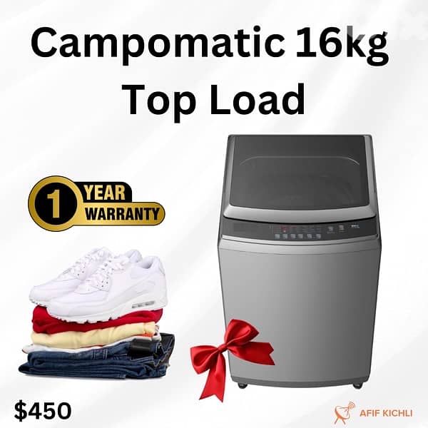 Campomatic Samsumg 13-15-16kg Too Load Washing Machine 2
