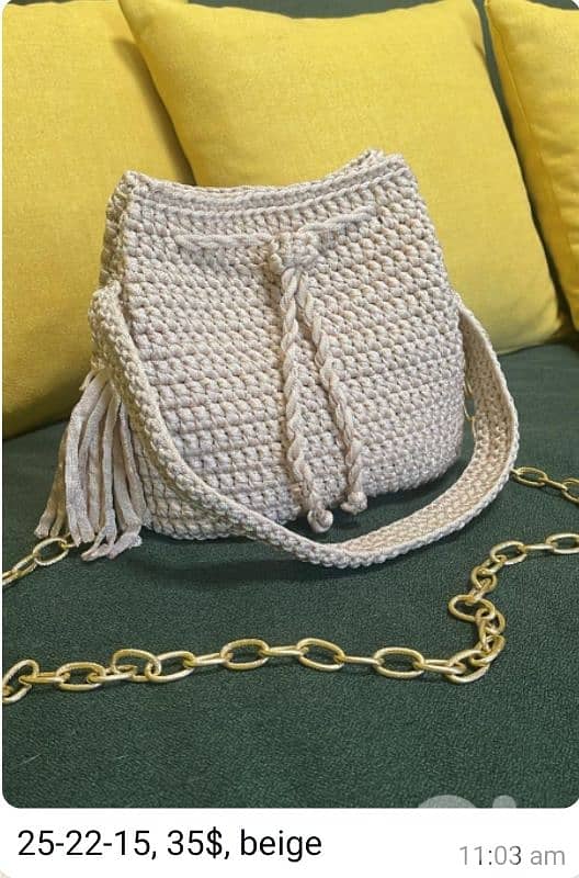 hand made crochet quality thick silk 2