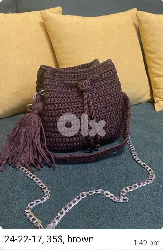 hand made crochet quality thick silk 5