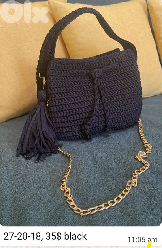 hand made crochet quality thick silk 9