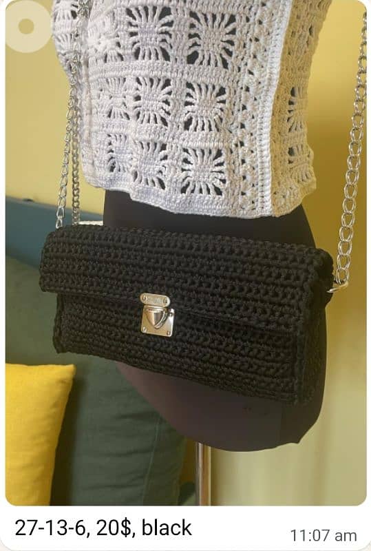 hand made crochet quality thick silk 10