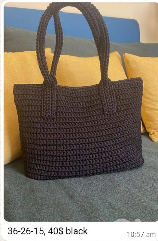 hand made crochet quality thick silk 13