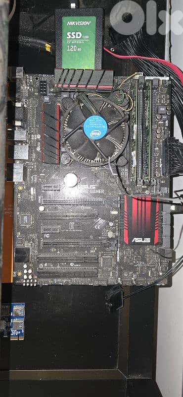 motherboard Asus b85 pro + CPU core i5 + RAM + SSD 120GB 0