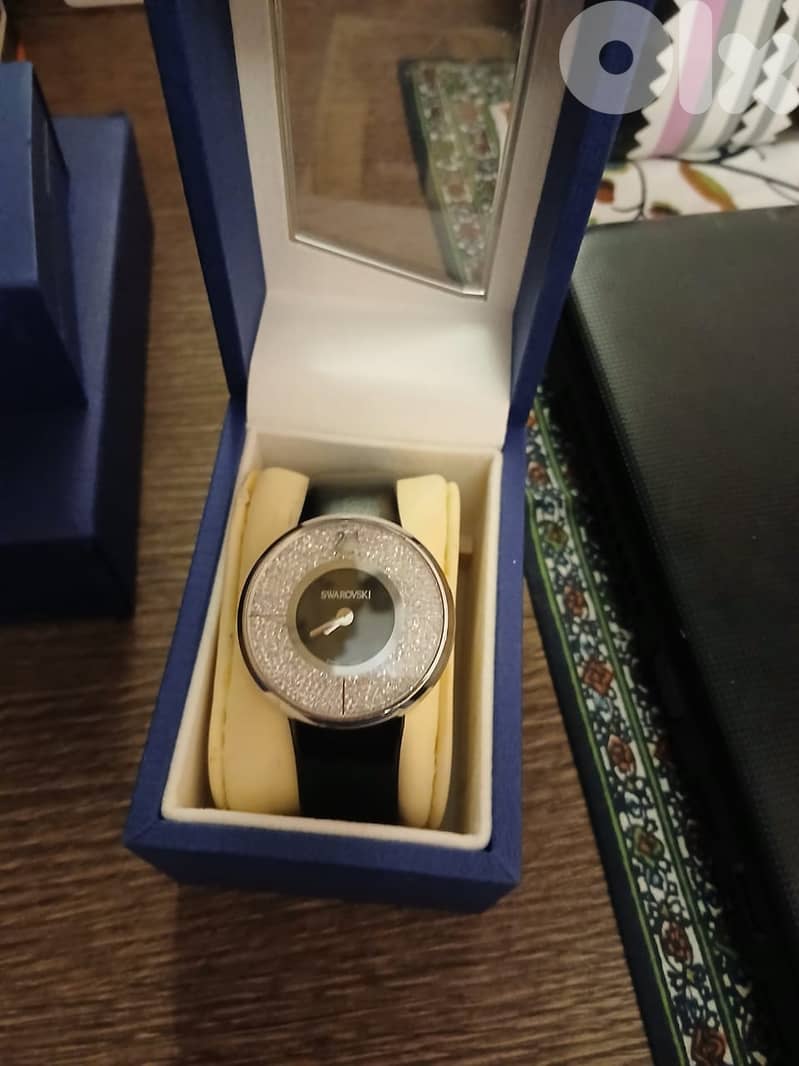 Swarovski black watch 0