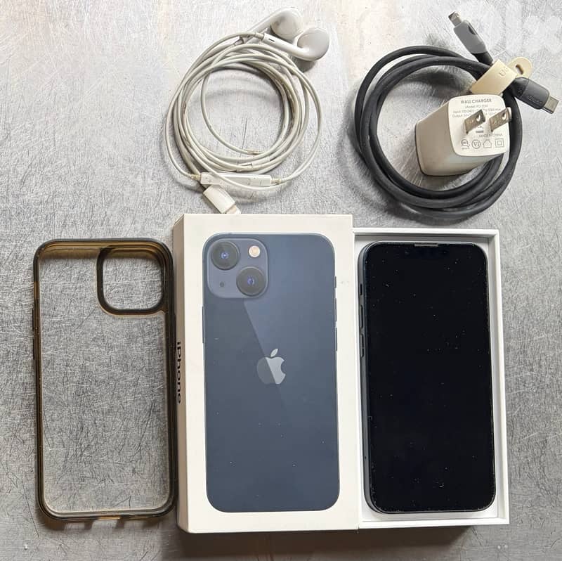 Iphone 13 mini / 256GB / dark grey / NEW battery 0