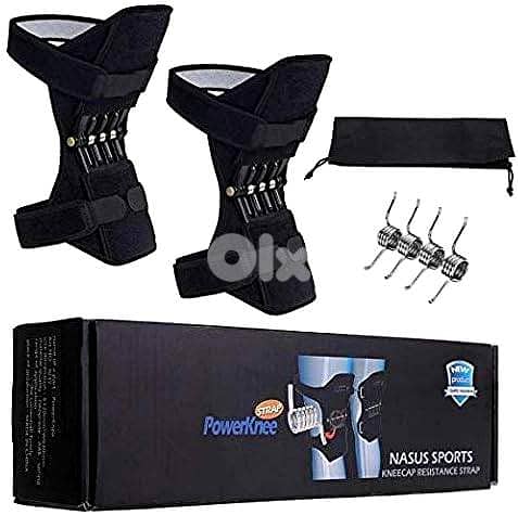Spring‑Loaded Knee Support – PowerKnee Joint Booster Pads for Lifting 6