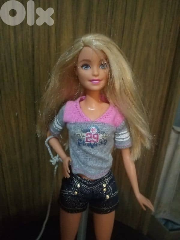 Barbie SPLISH PUP Great doll Mattel2017 flex legs+Walking Dog, both=33 2