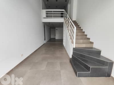 Mansourieh | Prime Location | 120m² Duplex Shop | Ground Floor | Catch