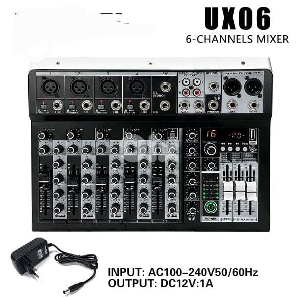 mixer 6ch with 99 effect 0