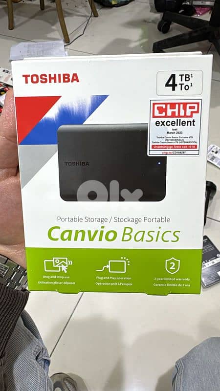 Toshiba canvio basics hard disk 4tb 0