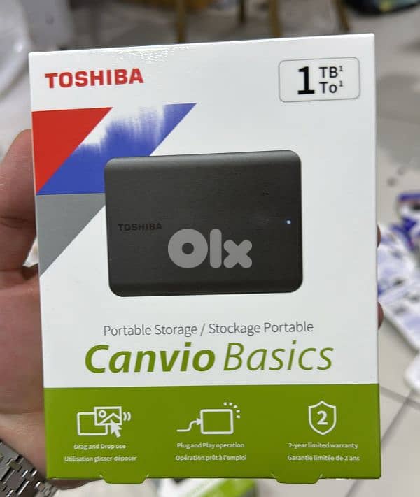 Toshiba canvio basics hard disk 1tb 0