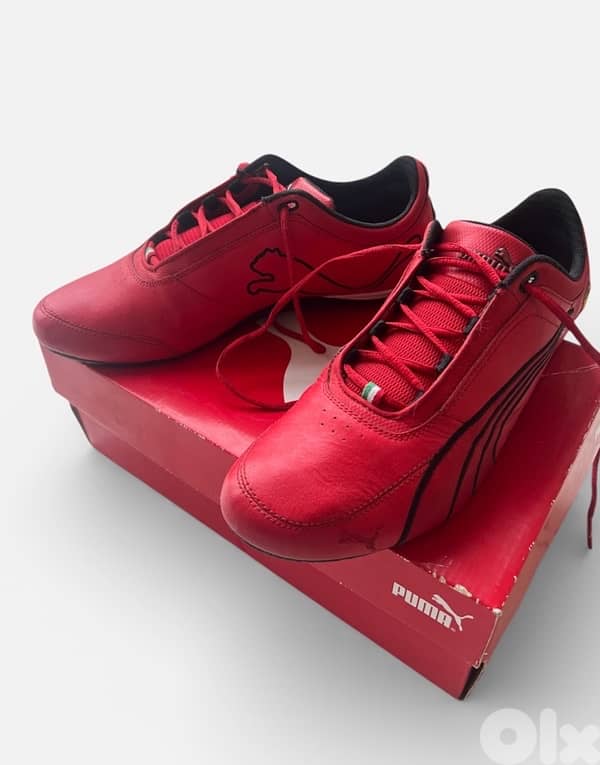 Puma Drift Cat 4 Ferrari Red Shoes size 42 with box 0