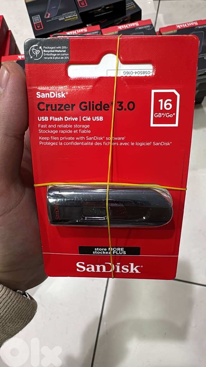 Sandisk Cruzer Glide 3.0 flash drive 16gb 0