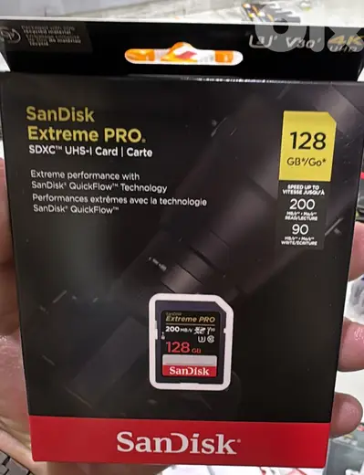 Sandisk extreme pro sdxc uhs-I card 128gb 200mg/s