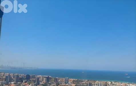 130 SQM  Furnished Apartment in Dbayeh, Metn + Breathtaking Sea View