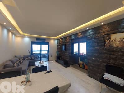 130 SQM  Furnished Apartment in Dbayeh, Metn + Breathtaking Sea View