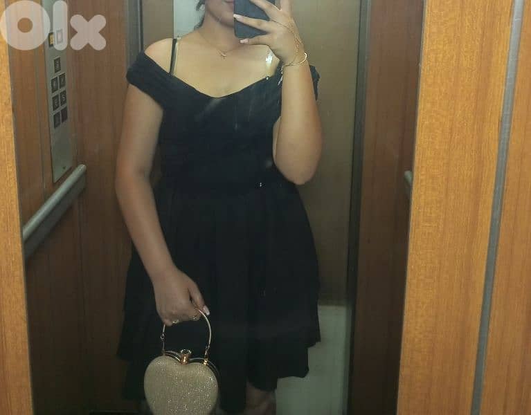mini black dress 0