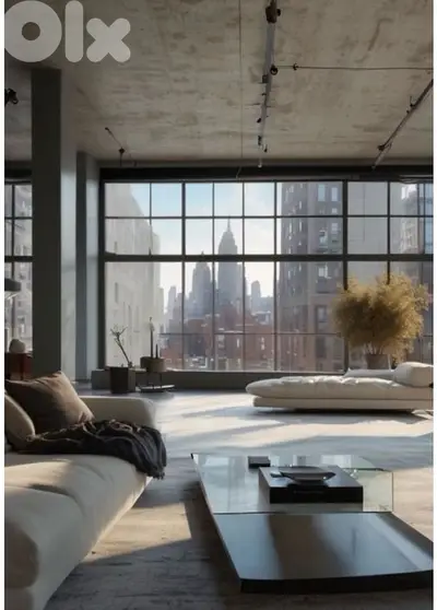 Industrial style lofty living
