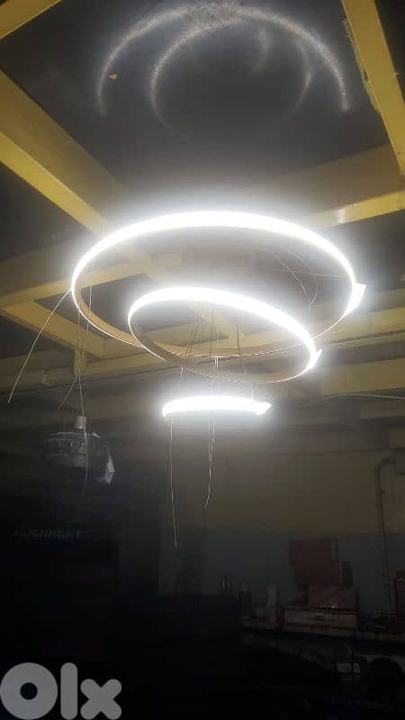 GOLD LED CHANDLIER 3