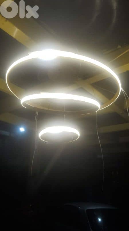 GOLD LED CHANDLIER 4
