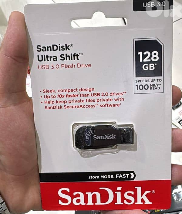 Sandisk ultra shift flash drive 3.0 128gb 0