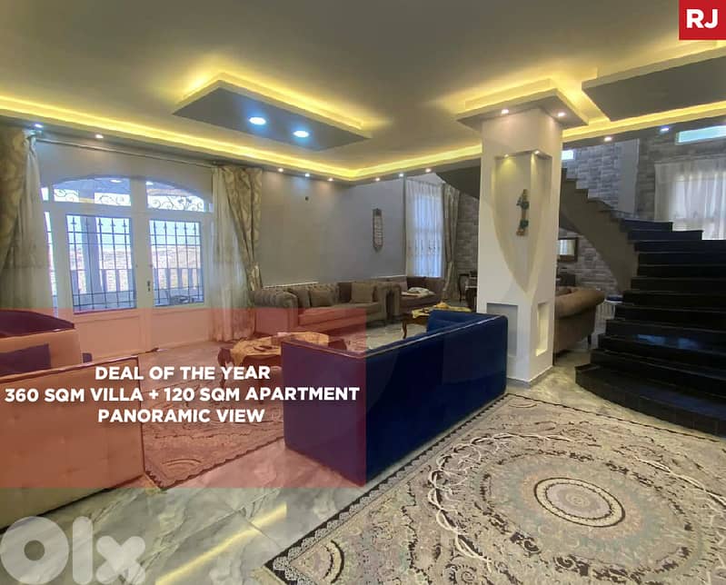 Panoramic Open View, Spacious Villa, Separate Apartment REF#RJ130841 0