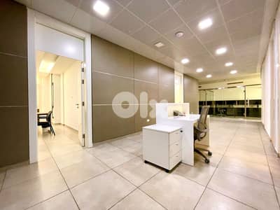 JH25-4625 Furnished Office 180m2 for sale in Sin l Fil, 370,000$ cash