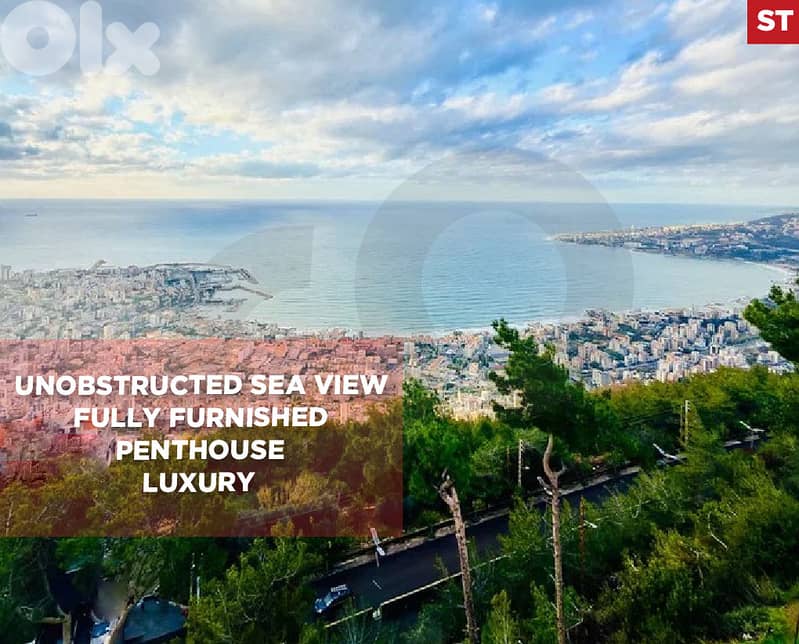 penthouse, prime location, keserwan, harissa/حريصا REF#ST130849 0