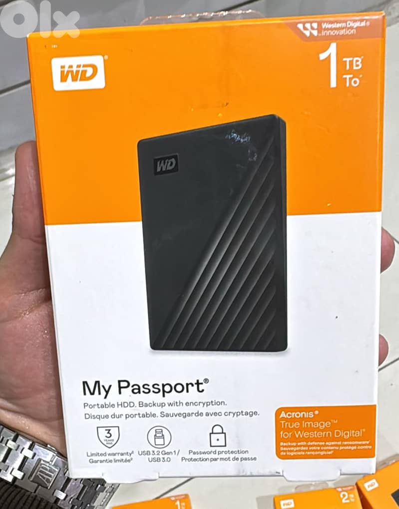 Western Digit My Passport hard disk 1tb 0