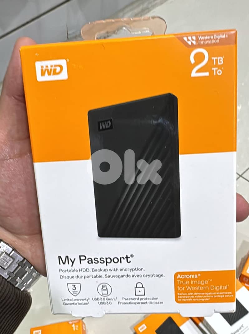 Western Digit My Passport hard disk 2tb 0