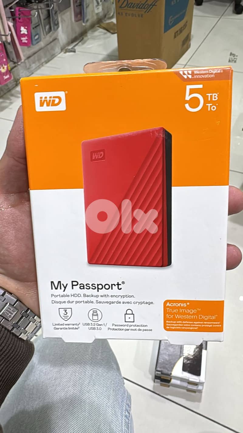 Western Digit My Passport hard disk 5tb 0