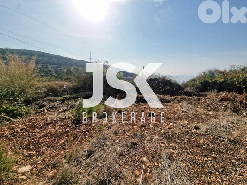 L19991 - A 1,495 SQM Land With Sea View for Sale in Batroun 0