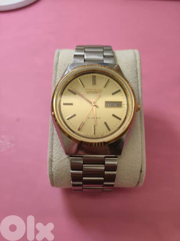 citizen automatic two tones Japan movement 0