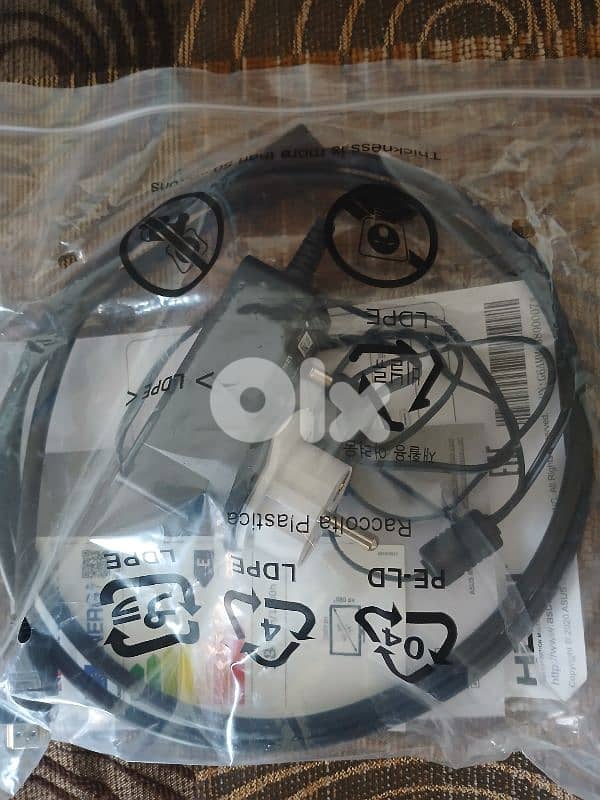 screen adapter + hdmi cable 0