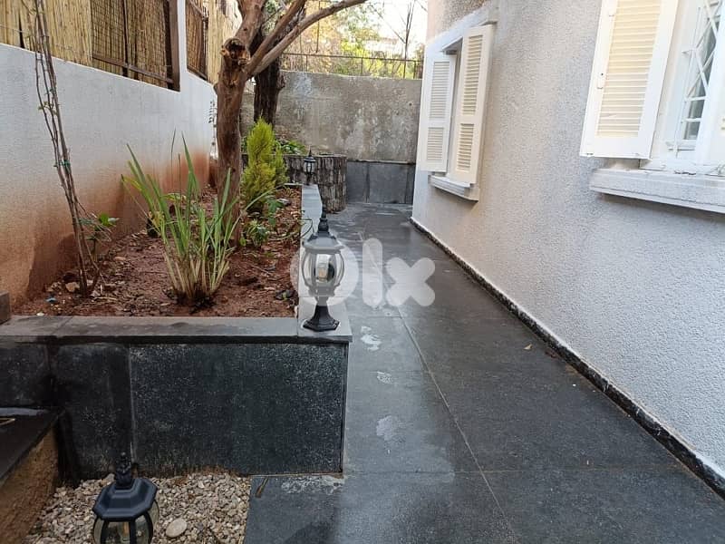Ground floor 130m 2Bedroom+180m Terrace Hazmieh Baabda 0