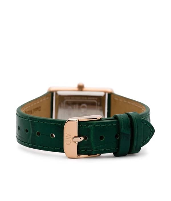 Daniel Wellington crocodile leather sunray rose gold watch  farfetch 3