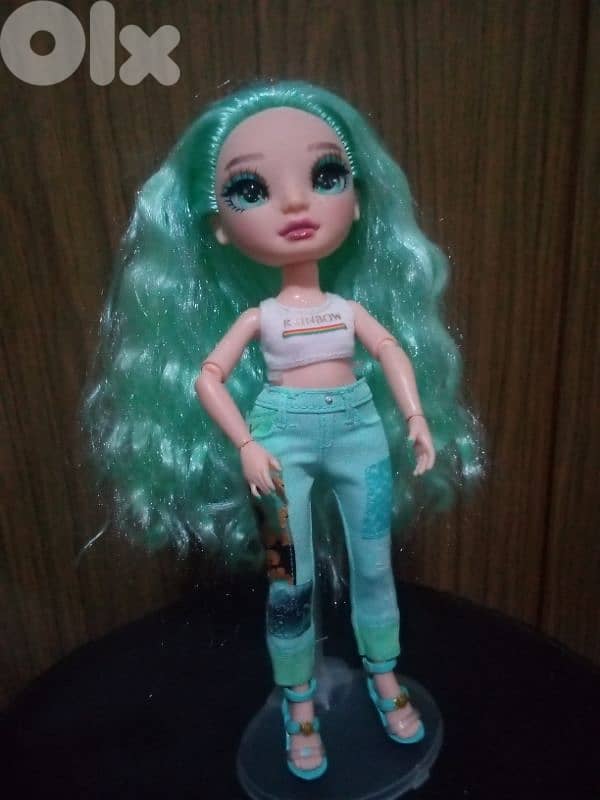 MINT RAINBOW HIGH Posable Great doll+her own brand tag outfit+shoes 0