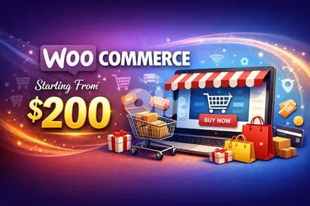 Woocommerce Website Starying From 200 Dollar