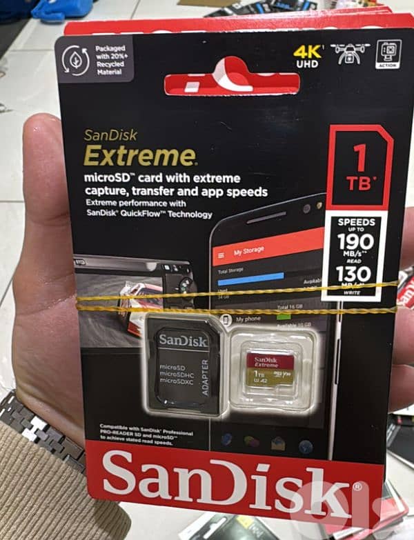 Sandisk Extreme microsdxc 1tb  up to 190mb/s 0