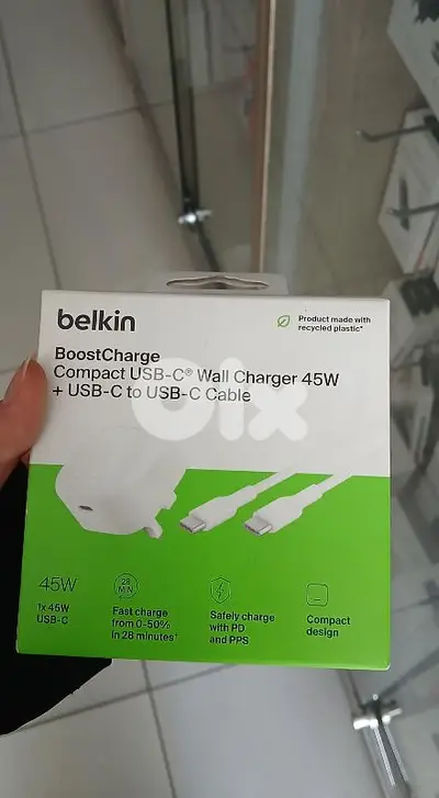 Belkin Boostcharge compact usb-c wall charger 45w