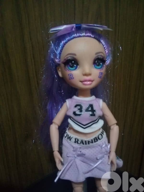 CHEER VIOLET WILLOW RAINBOW HIGH Great doll+complete wears+shoes=43$ 2